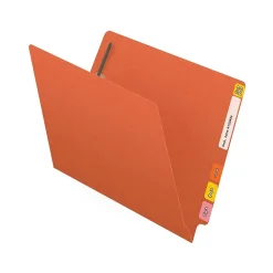 File Folders|Medical Arts Press Reinforced End Tab File Folder, Straight Cut, Letter-Size, Orange, 250/Carton (S-01602-ORG-B)