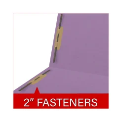 File Folders|Medical Arts Press Reinforced End Tab File Folder, Straight Cut, Letter-Size, Lavender, 250/Carton (S-01602-LAV-B)