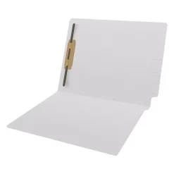 File Folders|Medical Arts Press Reinforced End Tab File Folder, Straight Cut, Letter-Size, White, 50/Box (S-01501-WHT)