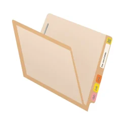 File Folders|Medical Arts Press Reinforced End Tab File Folder, Straight-Cut, Letter Size, Manila/Tan, 50/Box (S-09473-TAN)