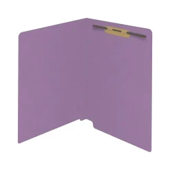 File Folders|Medical Arts Press Reinforced End Tab File Folder, Straight Cut, Letter-Size, Lavender, 50/Box (S-01501-LAV)