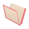 File Folders|Medical Arts Press Reinforced End Tab File Folder, Straight-Cut, Letter Size, Manila/Pink, 50/Box (S-09473-PNK)