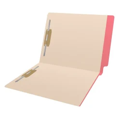 File Folders|Medical Arts Press Reinforced End Tab File Folder, Straight-Cut, Letter Size, Manila/Pink, 50/Box (S-09473-PNK)