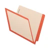 File Folders|Medical Arts Press Reinforced End Tab File Folder, Straight-Cut, Letter Size, Manila/Orange, 50/Box (S-09473-ORG)