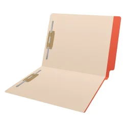 File Folders|Medical Arts Press Reinforced End Tab File Folder, Straight-Cut, Letter Size, Manila/Orange, 50/Box (S-09473-ORG)