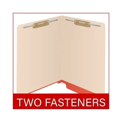 File Folders|Medical Arts Press Reinforced End Tab File Folder, Straight-Cut, Letter Size, Manila/Orange, 50/Box (S-09473-ORG)