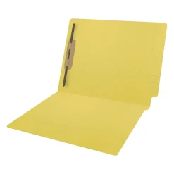 File Folders|Medical Arts Press Reinforced End Tab File Folder, Straight Cut, Letter-Size, Yellow, 50/Box (S-01601-YLW)