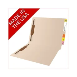File Folders|Medical Arts Press Reinforced End Tab File Folder, Letter-Size, Manila, 50/Box (S-01316)