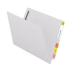 File Folders|Medical Arts Press Reinforced End Tab File Folder, Straight Cut, Letter-Size, White, 250/Carton (S-01602-WHT-B)