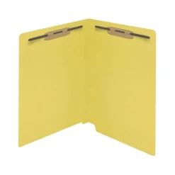 File Folders|Medical Arts Press Reinforced End Tab File Folder, Straight Cut, Letter-Size, Yellow, 250/Carton (S-01602-YLW-B)