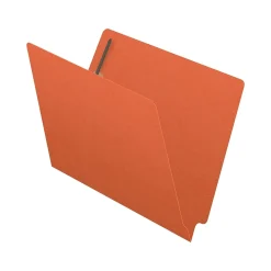 File Folders|Medical Arts Press Reinforced End Tab File Folder, Straight Cut, Letter-Size, Orange, 50/Box (S-01601-ORG)