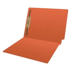 File Folders|Medical Arts Press Reinforced End Tab File Folder, Straight Cut, Letter-Size, Orange, 50/Box (S-01601-ORG)