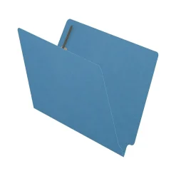 File Folders|Medical Arts Press Reinforced End Tab File Folder, Straight Cut, Letter-Size, Blue, 250/Carton (S-01602-BLU-B)