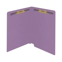 File Folders|Medical Arts Press Reinforced End Tab File Folder, Straight Cut, Letter-Size, Lavender, 50/Box (S-01502-LAV)