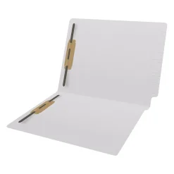 File Folders|Medical Arts Press Reinforced End Tab File Folder, Straight Cut, Letter-Size, White, 50/Box (S-01502-WHT)