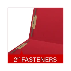 File Folders|Medical Arts Press Reinforced End Tab File Folder, Straight Cut, Letter-Size, Red, 50/Box (S-01502-RED)