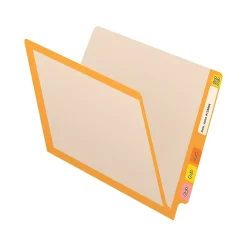 File Folders|Medical Arts Press Reinforced End Tab File Folder, Straight-Cut, Letter Size, Manila/Yellow, 50/Box (S-09473-YLW)