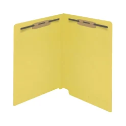 File Folders|Medical Arts Press Reinforced End Tab File Folder, Straight Cut, Letter-Size, Yellow, 50/Box (S-01502-YLW)
