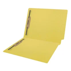 File Folders|Medical Arts Press Reinforced End Tab File Folder, Straight Cut, Letter-Size, Yellow, 50/Box (S-01502-YLW)