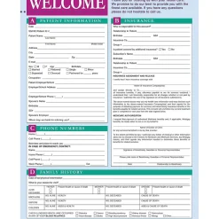 Medical Forms*Medical Arts Press ® Welcome Registration and History Form