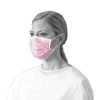 Medline Disposable ASTM Level 3 Procedure Face Masks with Earloop, Purple/White, 300/Carton (NON27712EL)