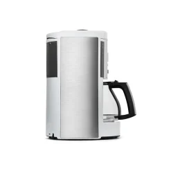 Melitta Aroma Enhance 10-Cups Automatic Drip Coffee Maker, White/Stainless Steel (MCM003PULWH0)