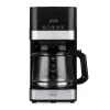 Melitta Aroma Tocco 10-Cup Automatic Drip Coffee Maker, Black/Stainless Steel (MCM009PULBK0)