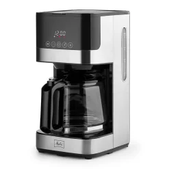 Melitta Aroma Tocco 10-Cup Automatic Drip Coffee Maker, Black/Stainless Steel (MCM009PULBK0)