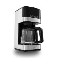 Melitta Aroma Tocco 10-Cup Automatic Drip Coffee Maker, Black/Stainless Steel (MCM009PULBK0)