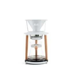 Melitta Senz V Smart 2-Cups Pourover Coffee Maker, White (MSP002WULWH0)
