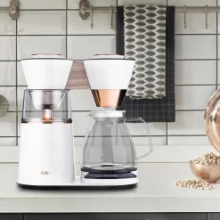 Melitta Vision Luxe 12-Cups Automatic Drip Coffee Maker, Copper/White (MCM002WULGW1)