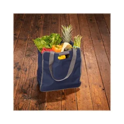 Essential Marine Blue Fabric Tote Bag, Medium (A100705)<Meori Sale