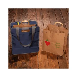 Essential Marine Blue Fabric Tote Bag, Medium (A100705)<Meori Sale