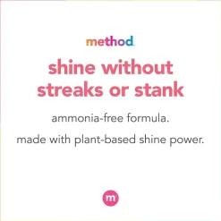 Plant-Based Glass Cleaner, Mint, 28 Ounce (00003)<Method Sale