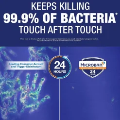 24 Professional Sanitizing and Disinfecting Spray, Citrus, 15 oz. (30130)<Microban Sale