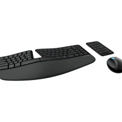 Outlet Microsoft Sculpt Ergonomic Desktop Wireless Keyboard & Mouse, Black (L5V-00001)