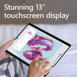 Surface Pro 9 13" Tablet, Intel Core i7-1255U Evo, 16GB Memory, WiFi, 1TB SSD, Windows 11 Home, Platinum (QKI-00001)<Microsoft