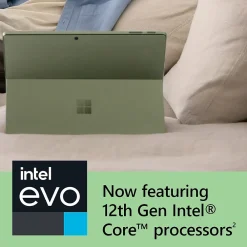 Surface Pro 9 13" Tablet, Intel Core i5-1235U Evo, 16GB RAM, WiFi, 256GB SSD, Windows 11 Home, Forest (QI9-00052)<Microsoft Clearance