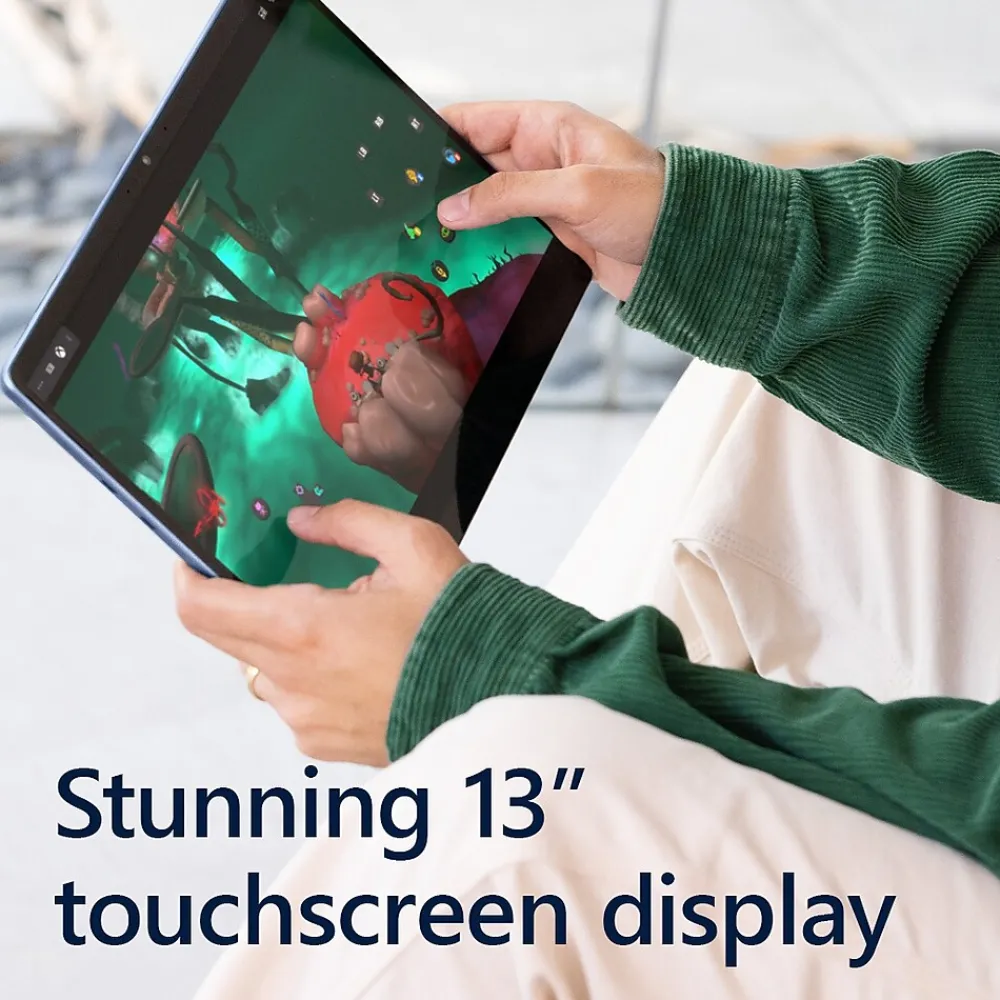 Surface Pro 9 13" Tablet, Intel Core i5-1235U Evo, 8GB Memory, WiFi, 256GB SSD, Windows 11 Home, Sapphire (QEZ-00035)<Microsoft Best