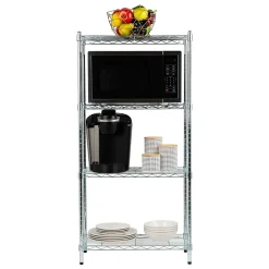 Shelving*Mind Reader 4 Shelf Adjustable Garage Shelving, 11.75