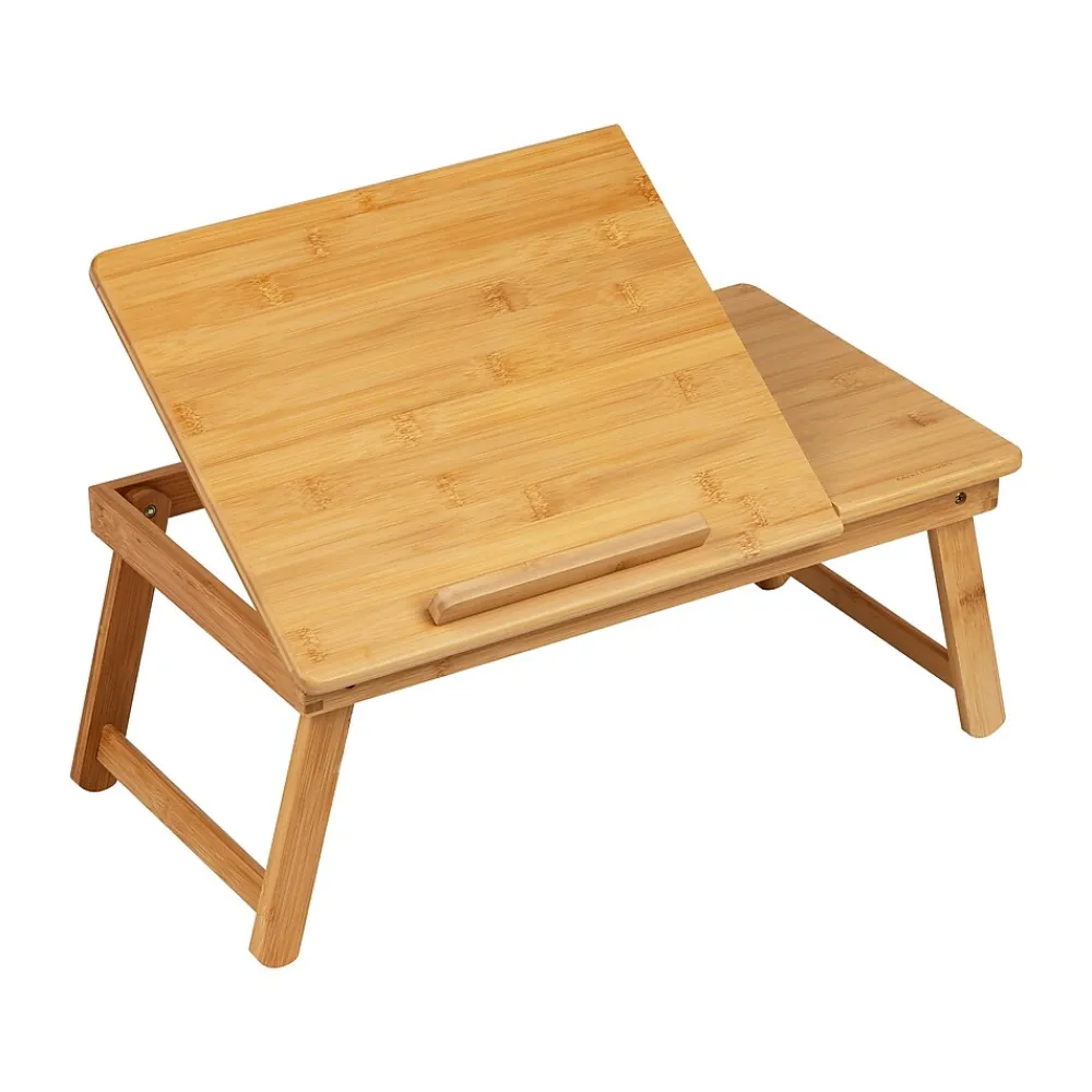 12" x 19.75" Lap Desk/Laptop Stand With Folding Legs, Brown (BEDTRAYBM-BRN)<Mind Reader New