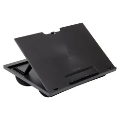11" x 14.75" Plastic Lap Desk with Cushion, Black (LTADJUST-BLK)<Mind Reader