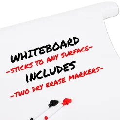 Dry Erase*Mind Reader Adhesive Dry-Erase Whiteboard Roll with Dry Erase Markers, 24
