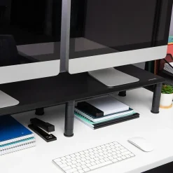 New Mind Reader Adjustable Dual Monitor Stand, Black (DUBMO-BLK)