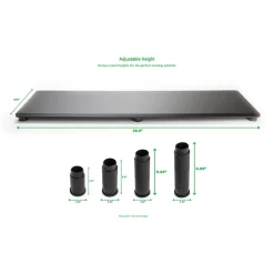 New Mind Reader Adjustable Dual Monitor Stand, Black (DUBMO-BLK)