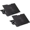 Anchor Collection 14.75" x 11" Plastic Adjustable 8 Position with Cushions Lap Desk, Black, 2/Pack (2LTADJUST-BLK)<Mind Reader Sale