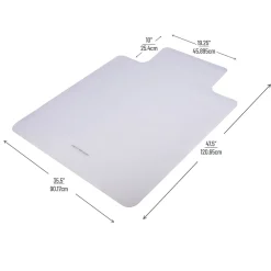 Chair Mats*Mind Reader Carpet Chair Mat with Lip, 36