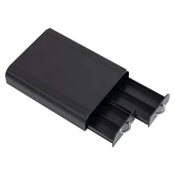 Mind Reader 2-Drawer Single Serve Coffee Pod Drawer Keurig Mini Compatible, 24 Pod Capacity, Black (TRY2DR-BLK)