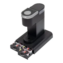 Mind Reader 2-Drawer Single Serve Coffee Pod Drawer Keurig Mini Compatible, 24 Pod Capacity, Black (TRY2DR-BLK)