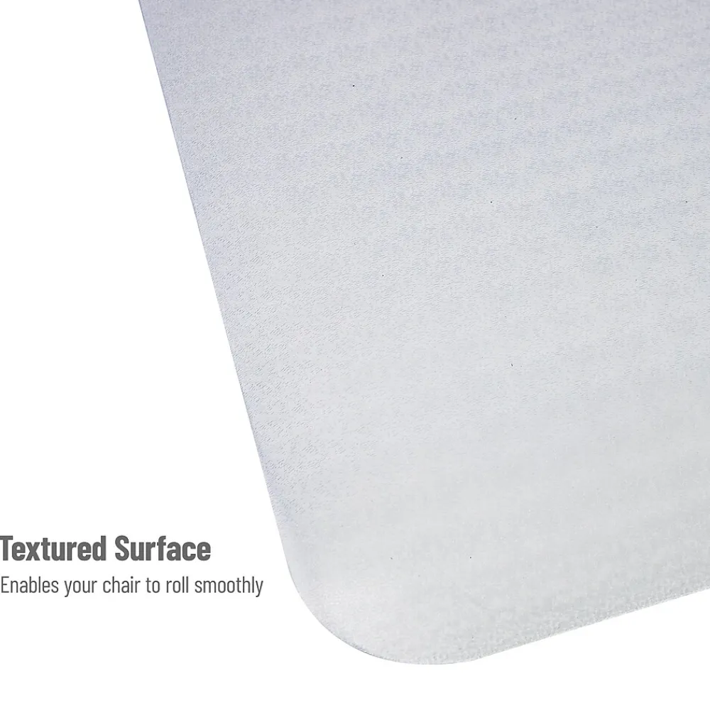 Chair Mats*Mind Reader Hard Floor Chair Mat, 35" x 47'', Clear (FLCREC-CLR)